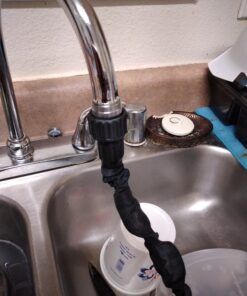 DANCO Multi-Thread Garden Hose Adapter for Male to Male and Female to Male, Chrome, 1-Pack (10513) 40 C1ejuZhWDrS