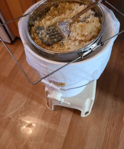 Little Giant® Plastic Honey Bucket | Bucket with Honey Gate | Beekeeping Supplies | Honey Extractor Equipment | Honey Bottling Bucket | Assembled in USA | 5 Gallon 7 C1ekrgDUIFS