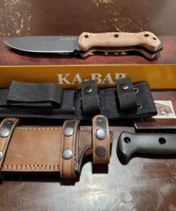 Ka-Bar BK-22 Becker Companion Fixed Blade Knife with HD Polyester Front Pocket Sheath (5.25-Inch) 36 C1elnvUSiqS