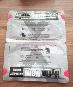 North American Rescue Hyfin Vent Chest Seal, Original Version 2 Count (Pack of 1) 31 C1evilQVxS