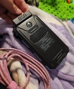 ERRBBIC Solar Power Bank Portable Charger 38800mah Waterproof Battery Backup Charger Solar Panel Charger with Dual LED Flashlights and Compass for All CellPhones, Tablets, and Electronic Devices Blue 1 Count (Pack of 1) 30 C1f05W6Sb8S 1