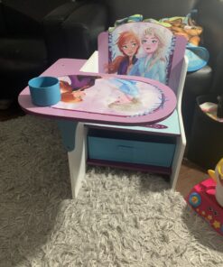 Delta Children Chair Desk With Storage Bin - Greenguard Gold Certified, Spider-Man, Arm Rest, Cushion Availability, Engineered Wood 39 C1f3l5Rq9zS