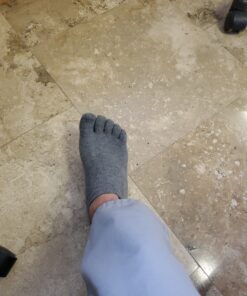 Meaiguo Toe Socks No Show Running Five Finger Socks for Men Women 4 Pairs Multicoloured 65 C1fdemgO74S