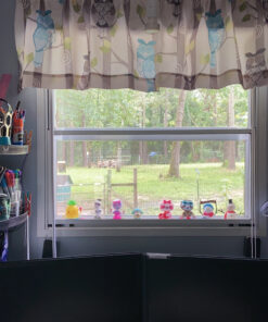 No. 918 Hoot Owl Print Semi-Sheer Rod Pocket Kitchen Curtain Valance, 56" x 14", Mocha Mocha Brown 56 in x 14 in 41 C1flWjbVuwS