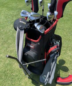 STICKIT Magnetic Towel, Gray | Top-Tier Microfiber Golf Towel with Deep Waffle Pockets | Industrial Strength Magnet for Strong Hold to Golf Carts or Clubs Pack of 1 20 C1h9BsrzgVS