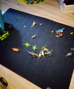 JOYIN Kids Dinosaur Toy, 18 Pcs 6" to 9" Realistic Dinosaur Figures with Movable Jaws Including T-Rex, Triceratops, Velociraptor, Etc, Kids Dinosaur Educational Toys, Christmas Birthday Gifts for Kid 52 C1hB7EuT0S
