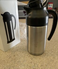 Update International (SV-70) 24 Oz Black and Stainless Cream Server,Clear 14 C1ht2uq2tqS