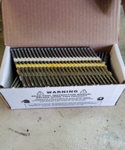 B&C Eagle A312X131/22 Round Head 3-1/2-Inch x .131 x 22 Degree Bright Smooth Shank Plastic Collated Framing Nails (500 per box) 5 C1huZBUH jS