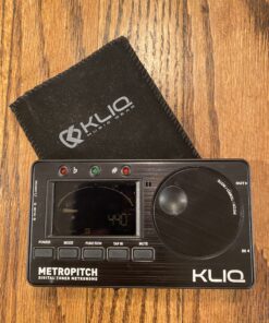 KLIQ MetroPitch - Metronome Tuner for All Instruments - with Guitar, Bass, Violin, Ukulele, and Chromatic Tuning Modes (MetroPitch, Black) 30 C1hwghr1mrS