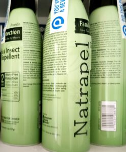 Natrapel 12-Hour Insect Repellent, 6 oz. Eco-Spray Picaridin Bug Spray – Family Insect Repellent for Mosquitoes, Ticks, & More, Black (0006-6878) 31 C1iGKwhtCuS