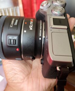 Viltrox EF-EOS M Electronic AF Auto Focus Lens Mount Adapter for Canon EF/EF-S Lens to Canon EOS-M (EF-M Mount) Mirrorless Camera M1 M2 M3 M5 M6 M10 M50 M100 24 C1iPnEsFphS