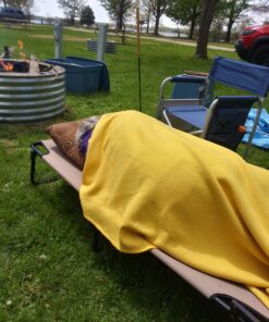 Coleman Converta Outdoor Folding Cot, Strong Steel Frame Supports Campers up to 6ft 2in or 225lbs, 4 Back & 2 Foot Positions Folds Compactly to Fit in Trunk 27 C1j9xEHlMlS