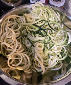 KitchenAid Fruit and Vegetable Spiralizer Attachment Stand Mixer, Polished Aluminum Spiralizer - 5 Blades 51 C1jESmOisS