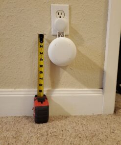 Nest WiFi Point Genie: The Simplest Lowest Profile Outlet Holder Mount for Google Nest WiFi Point | Reinforced Support | Great Sound | Open Access | No Messy Screws! (1-Pack) White (1-Pack) 33 C1jsygWi9GS