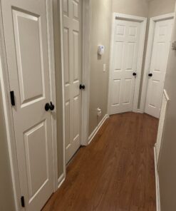 Schlage F40 GEO 716 Georgian Door Knob, Bed & Bath Privacy Lock, Aged Bronze 24 C1kBtvNfymS 1