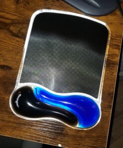 Kensington Duo Gel Mouse Pad with Wrist Rest - Blue (K62401AM),9.625*6.625 inches 37 C1kZaK6oL3S