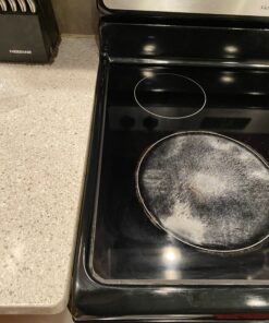 Stove Counter Gap Cover - Flexible Easy Clean Heat Resistant Wide & Long Gap Cap Fillers, Seals Spills Between Appliances, Furniture, Stovetop, Oven, Washer & Dryer, Set of 2 (Black, 21 Inches) 21'', Black 45 C1kkoYzoUjS