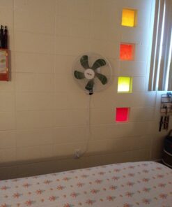 Hydrofarm ACF16 16 inch 3-Speed Wall-Mountable 90-Degree Hydroponic Grow Oscillating Fan, 16-Inch, Stainless Steel 16 C1lrKxtZ14S