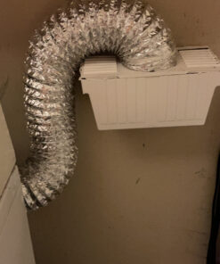 Deflecto Dryer Lint Trap Kit, Indoor Venting with Supurr-Flex Flexible Metallic Duct, Includes Clamps (LTF) 29 C1nLWK7NfJS