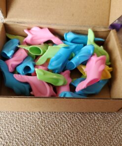 Wolfride 30PCS Pencils Grips Silicon Pencil Grippers Writing Aid Grip Pencil Grippers for Kids Handwriting 9 C1oBWqn6tES