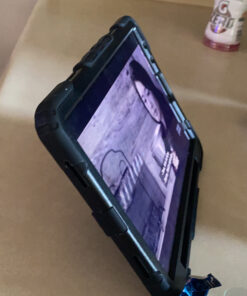 SEYMAC iPad Air 5th/ 4th Generation Case 10.9 Inch, Full-Body Shockproof Protective with Screen Protector, 360° Rotating Stand/Handle/Shoulder Strap/Pencil Holder, Black For iPad Air 5th/4th Generation 44 C1os8QIklWS