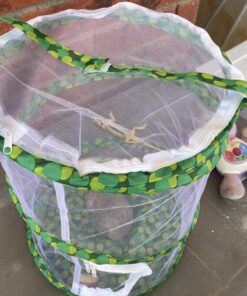 RESTCLOUD Insect and Butterfly Habitat Cage Terrarium Pop-up 12" x 14" Tall 18 C1pC191PP8S