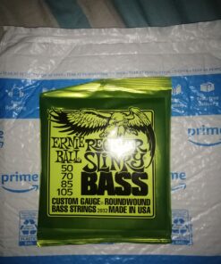 Ernie Ball Regular Slinky Nickel Wound Bass Guitar Strings, 50-105 Gauge (P02832) Regular (50-105) 4-String 12 C1pDAT5QPJS