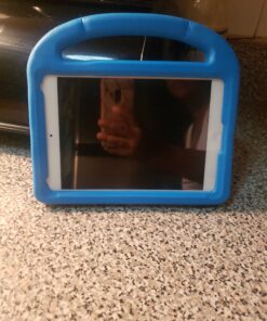 SUPLIK iPad Mini 5/4/3/2/1 Case for Kids, Durable Shockproof Protective Handle Bumper Stand Cover with 2*Screen Protectors for 7.9 inch Apple iPad Mini 5th/4th/3rd/2nd/1st Generation, Blue 36 C1pDVmcoNeS