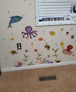 RoomMates RMK1851SCS Adventures Under The Sea Peel and Stick Wall Decals 40 C1pPai0K8BS