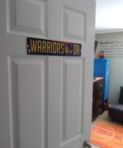 Rico Industries NBA Unisex 16-Inch Plastic Street Sign Décor Golden State Warriors 3.75 x 16-" Team Color 8 C1pjlF0 e7S