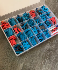 JoyNote Classroom Magnetic Letters Kit 234 Pcs with Double-Side Magnet Board - Foam Alphabet Letters for Kids Spelling and Learning 45 C1pqS5CqSFS