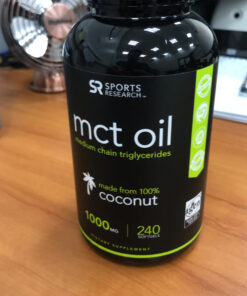 Sports Research Keto MCT Oil Capsules- Keto Fuel for The Brain & Body | Derived from Non-GMO Coconuts (240 Softgels) 240 Count (Pack of 1) 15 C1rKSUlnrtS