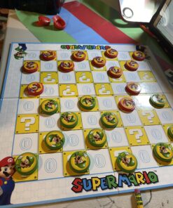USAOPOLY Super Mario Checkers & Tic-Tac-Toe Collector's Game Set | Featuring Super Mario Bros - Mario & Luigi | Collectible Checkers and TicTacToe Perfect for Mario Fans 12 C1rVLyF8RyS