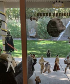 RoomMates RMK1586SCS Star Wars Classic Peel and Stick Wall Decals 1.5 " x 1.25 " to 9 " x 9 " 24 C1rwyfZM9WS