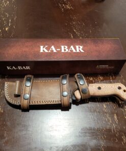 Ka-Bar BK-22 Becker Companion Fixed Blade Knife with HD Polyester Front Pocket Sheath (5.25-Inch) 37 C1sHMXYMRfS