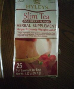 Hyleys Slim Tea Goji Berry Flavor - Weight Loss Herbal Supplement Cleanse and Detox - 25 Tea Bags (1 Pack) 25 Count (Pack of 1) 32 C1skkwzTYvS