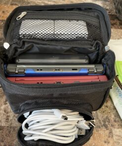 G-HUB Travel bag with Shoulder Strap, Carry Handle, Belt Loop for Nintendo DS Consoles DS / 3DS / DS Lite / 3DS XL / DSi - Black 40 C1u2QHoiVkS