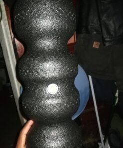 Rollga PRO - The BETTER Foam Roller for Flexibility, Muscle Recovery, Back & Neck Massage, & Exercise (Black) Black 41 C1ueC Ay1uS