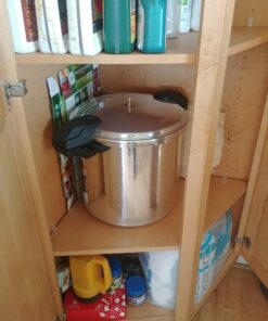 Mirro - 7114000221 Mirro 92122A Polished Aluminum 5 / 10 / 15-PSI Pressure Cooker / Canner Cookware, 22-Quart, Silver 25 C1v5TPmLrYS