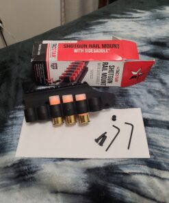 TacStar Industries 1081029 Shotgun Rail Mount, W/Sidesaddle Mossberg, 6,Black 27 C1vC 1IPCSS