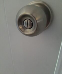 Copper Creek BK2030SS Ball Door Knob, Privacy Function, 1 Pack, Satin Stainless 43 C1vYQEebYES