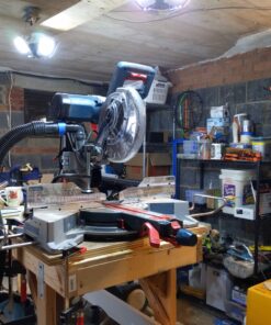 BOSCH CM10GD Compact Miter Saw - 15 Amp Corded 10 In. Dual-Bevel Sliding Glide Miter Saw with 60-Tooth Carbide Saw Blade 36 C1vv3S4iaxS