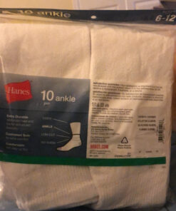Hanes Men's 10-Pack Athletic Reinforced Toe and Heel Ankle Socks 6-12 White 13 C1w3kimdwSS