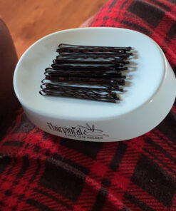 HairpinPal Magnetic Bobby Pin Holder - Easy Hair Clip and Pin Collector - Manage Hair Clips - Keeps Rooms Tidy - Sea Foam Teal - Made in the USA 32 C1wEAOjrj0S