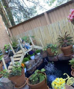 Louis Garden Nostalgic Bicycle Artificial Flower Decor Plant Stand (Purple) Purple 37 C1wRXLwJJ6S