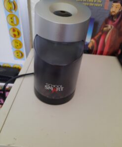 School Smart Vertical Electric Pencil Sharpener, For Classroom, Home, and Office Use, Black and Grey 33 C1wcs5mtUGS