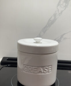 Fox Run 6238 Porcelain Grease Container, White White Porcelain 35 C1xB2vCQjfS