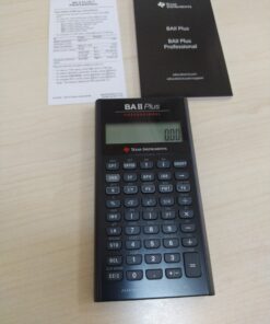 Texas Instruments BA II Plus Professional Financial Calculator Silver 9.8 Inch 28 C1xFOeg4kmS