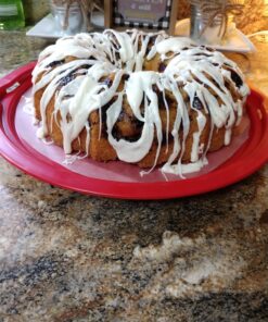 Nordic Ware Bundt Cake Keeper, Plastic, 13 in L X 12 in W X 7 in H, Red 40 C1xO8cAz7PS