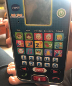 VTech Call and Chat Learning Phone, 0.91 x 3.27 x 5.91 inches, Black & blue Standard Packaging 22 C1xYg2C8h5S 4